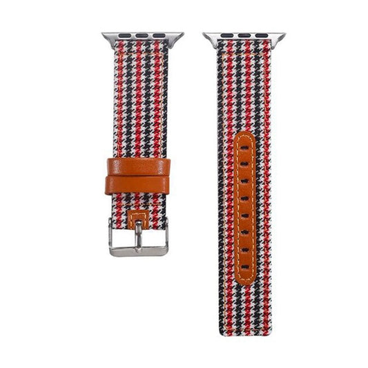 Red and Blue Canvas Strap